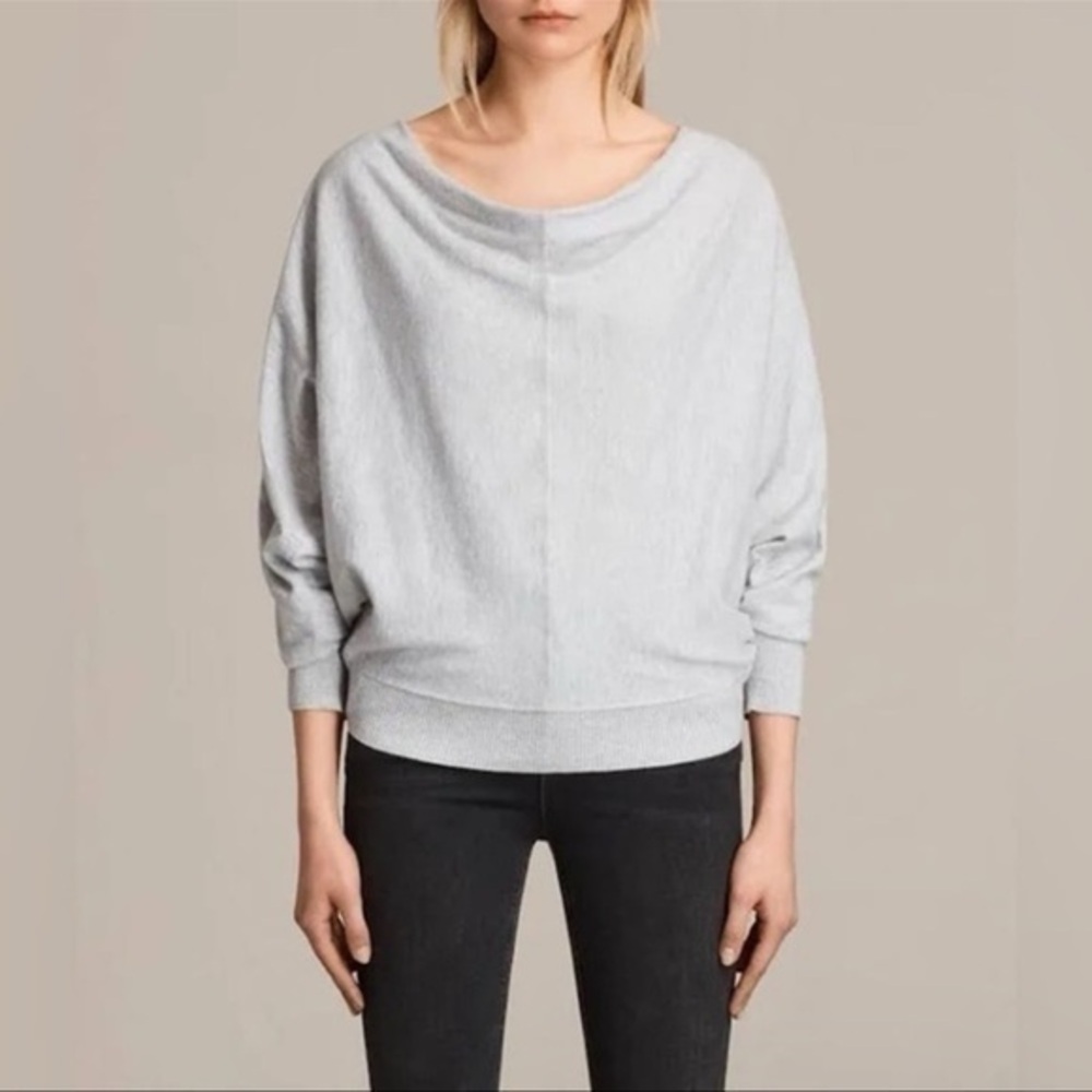 Allsaints Elgar Cowl Neck Sweater size 0 US - Picture 1 of 6